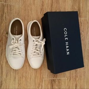 Cole Haan Grand Crosscourt II White Sneakers